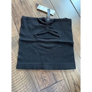Urban Outfitters Out From Under NWT Black Ribbed Keyhole Tube Top XL